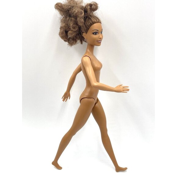 2015 Barbie Doll African American Curly Hair Redress Nude for OOAK - Picture 7 of 9